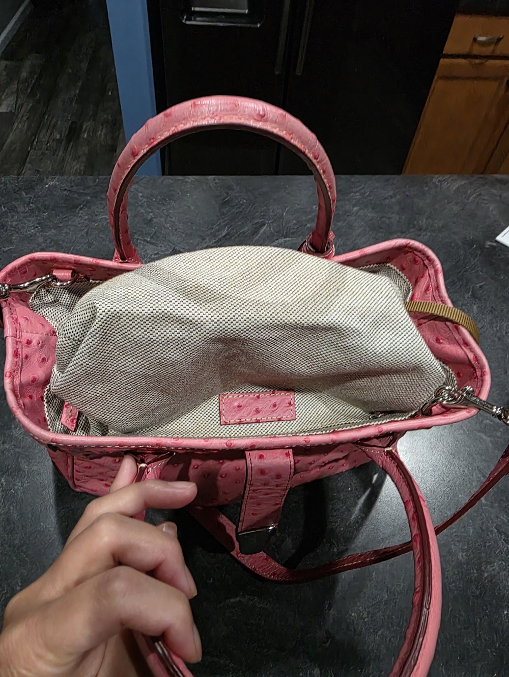 Vintage Dooney And Bourke Pink Purse - Picture 11 of 12